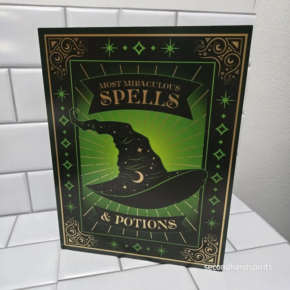 2025 Target Bullseye Halloween Spells Potions Book Storage Box & 7 Mini Potions